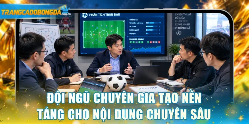 Đội ngũ chuyên gia tạo nền tảng cho nội dung chuyên sâu