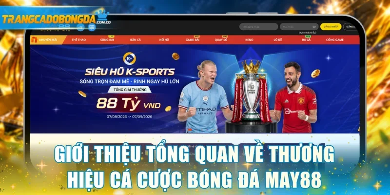 Giới thiệu tổng quan về thương hiệu cá cược bóng đá May88