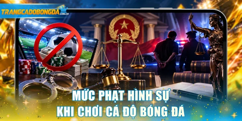 Mức phạt hình sự khi chơi cá độ bóng đá