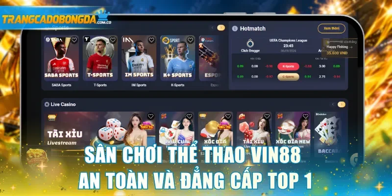 Sân chơi thể thao Vin88 an toàn và đẳng cấp top 1