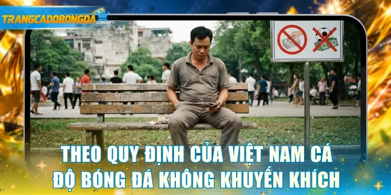 Theo quy định của Việt Nam cá độ bóng đá không khuyến khích
