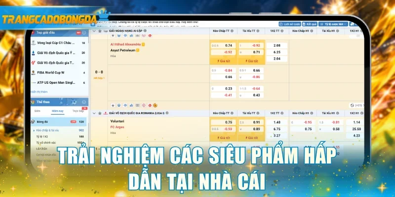 Trải nghiệm các siêu phẩm hấp dẫn tại nhà cái