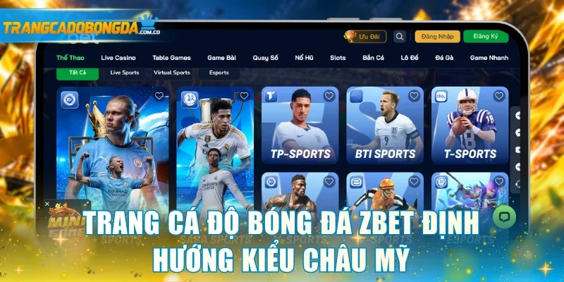 Trang cá độ bóng đá ZBET định hướng kiểu châu Mỹ