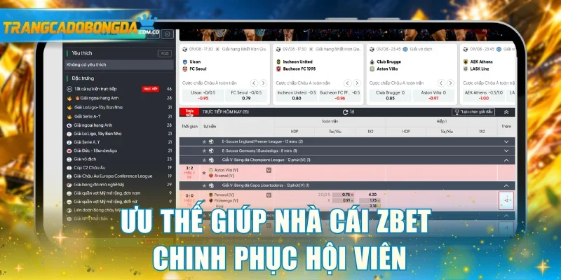 Ưu thế giúp nhà cái Zbet chinh phục hội viên